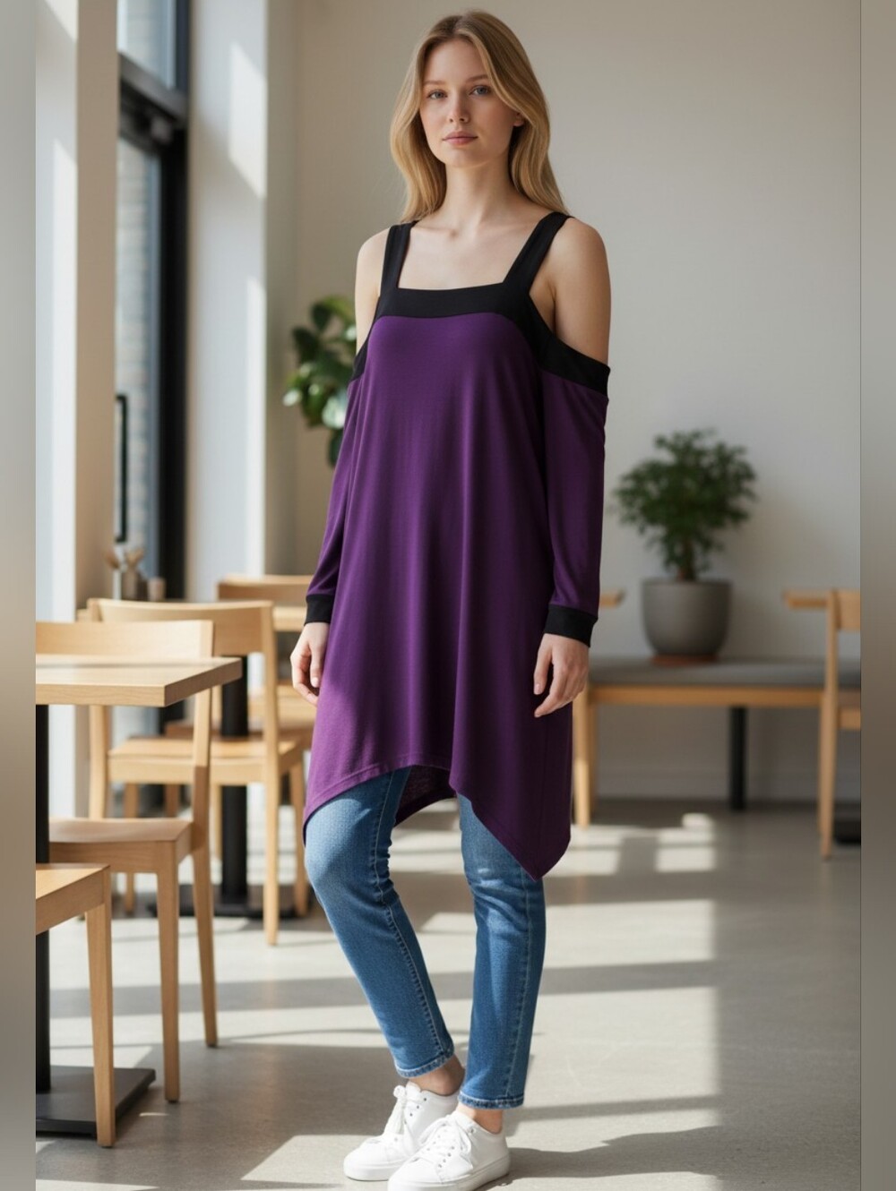 Cold Shoulder Tunic